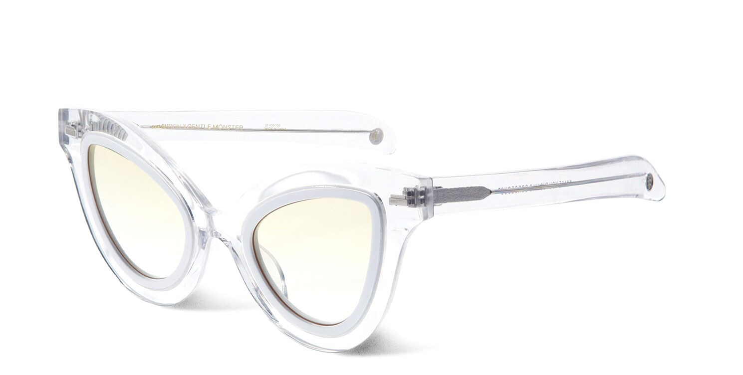 GENTLE MONSTER CLEAR CATS EYE (y) PUSHBUTTON X GENTLE MONSTER