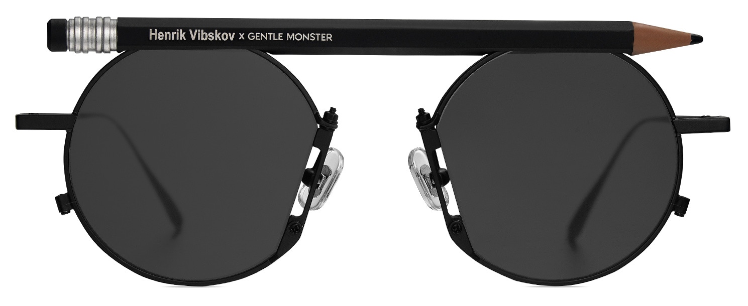 GENTLE MONSTER Pencil Glasses Blue Pen