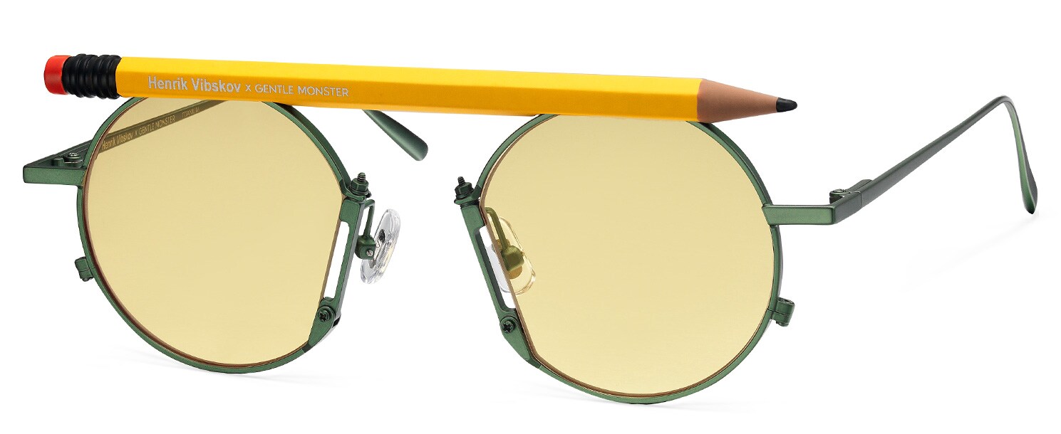 GENTLE MONSTER PENCIL GLASSES YELLOWPEN
